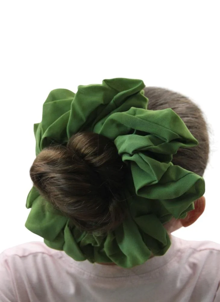 دىدانيالا D'Daniela - Elastic Volumizing Hijab Scrunchie Tie Bun - Green