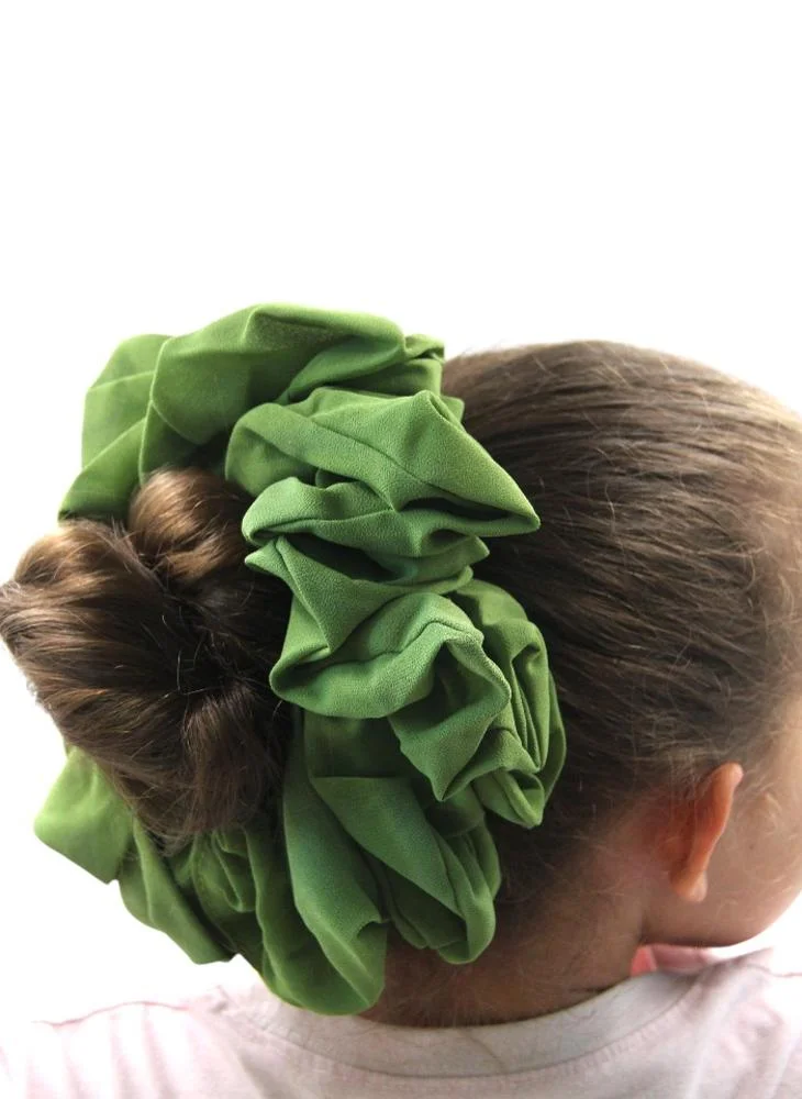 دىدانيالا D'Daniela - Elastic Volumizing Hijab Scrunchie Tie Bun - Green