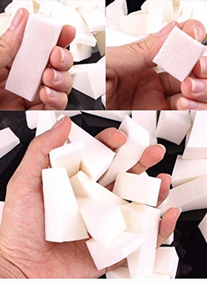 LASSUM 12 Pcs Gradient Nails Soft Sponges for Color Fade Manicure Nail Art Tools (White） - Image 5