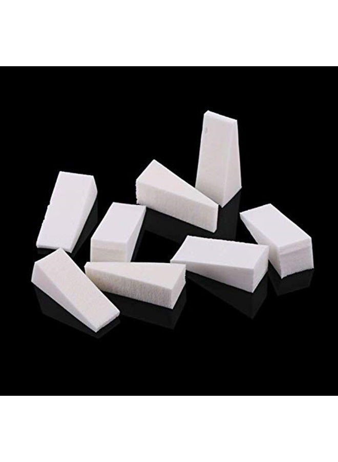 LASSUM 12 Pcs Gradient Nails Soft Sponges for Color Fade Manicure Nail Art Tools (White） - Image 4