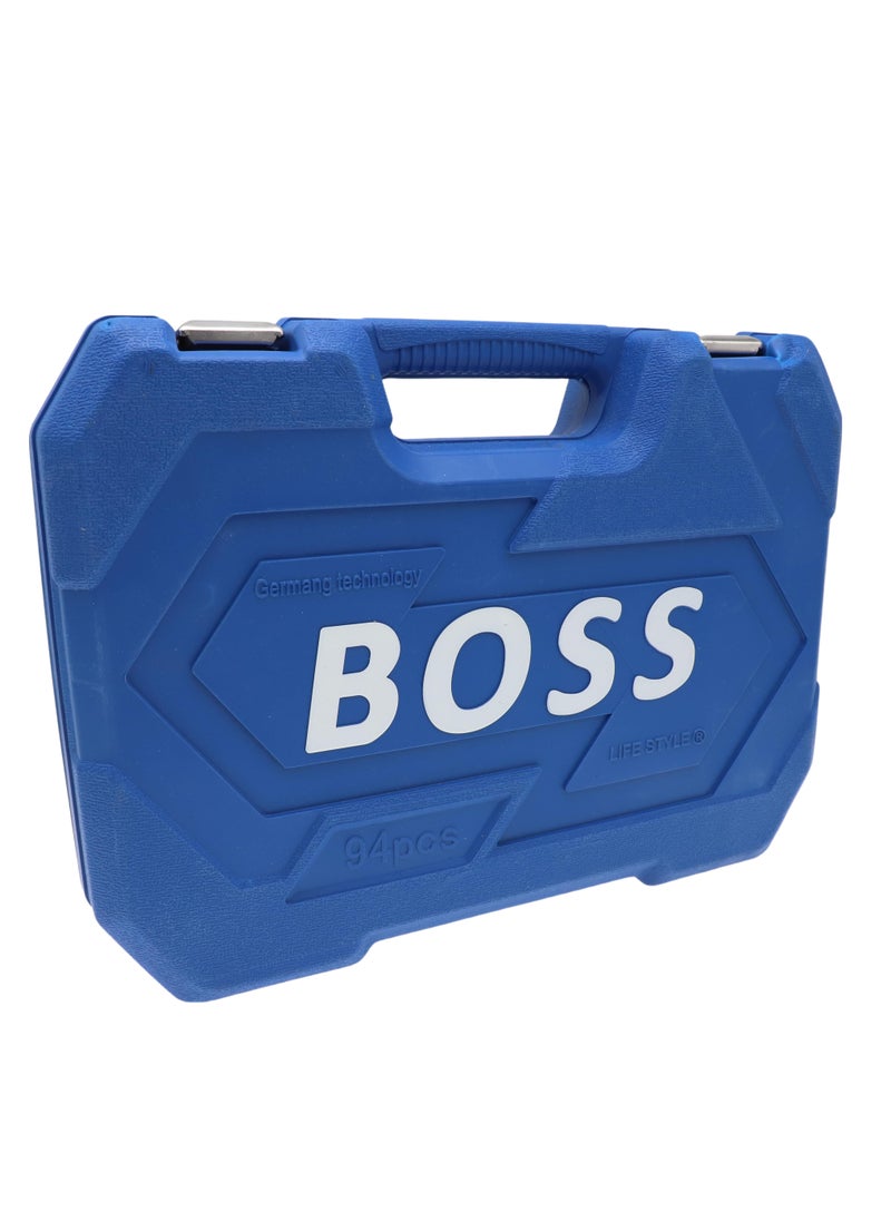 BOSS LIFE STYLE - Premium 94-Piece Tool Socket Set (1/2" and 1/4" Drive) - German Precision Engineering - Image 1