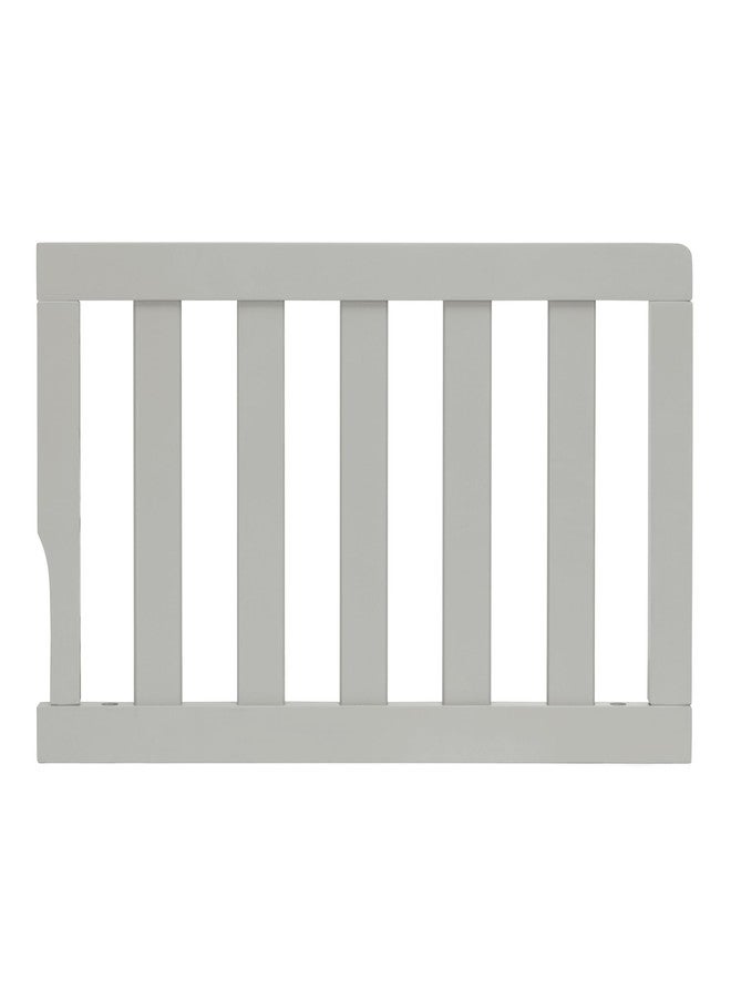 Dream On Me Convertible Crib Toddler Guard Rail in Cool Grey, Converts Cribs to Toddler Beds, Solid Wood Construction - Image 1