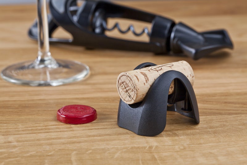 Vacu Vin Foil Cutter - Black - Wine Foil Cutter for Bottles & Foil Remover - 4 Stainless Steel Cutting Wheels - Ergonomic, Compact & Lightweight Design - Image 5