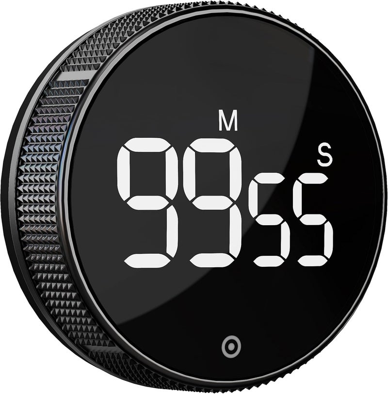Blue Snail BlueSnail Kitchen Timer with LED Digital Display Smart Efficana for Home Classroom Gym Office, Volume and Brightness Adjustable Productivity Timer - Image 1