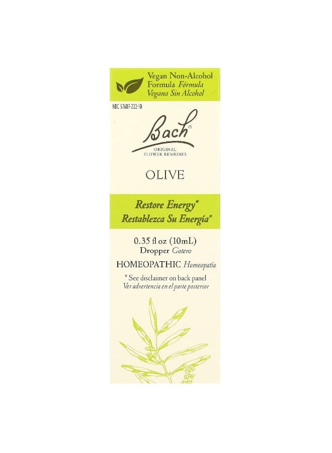 Bach, Original Flower Remedies, Olive, 0.35 fl oz (10 ml) (Packaging may vary) - Image 1