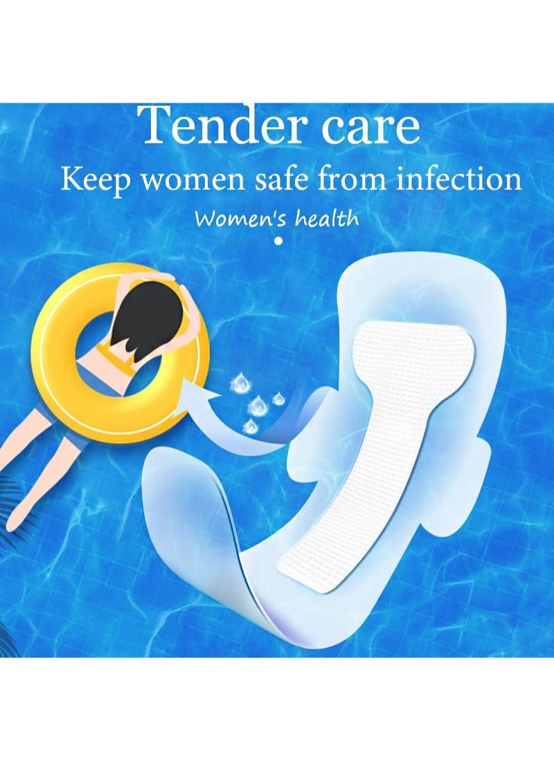 Aikanbo 2Pcs Swimming Worry-free Waterproof Sticker，Water Park Female's Waterproof Protective Stickers Special Non-Stick Hair Private Parts Anti-Infection Protection Skin Bath Stickers  - Image 2