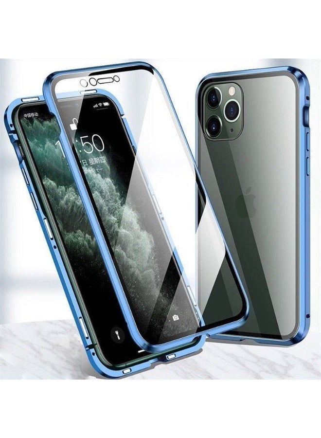 general Case Compatible with IPhone 16 Pro Max 2024 Double Sided High-definition Glass Case, with Metal Frame, Built In Magnetic, Multiple Protections - Image 1