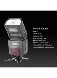 Meike MK430 E-TTL Speedlite Shoe Mount Flash for 70D 77D 80D Rebel T7i T6i T6s T6 T5i T5 T4i T3i SL2 and Other EOS DSLR Cameras  - Image 5