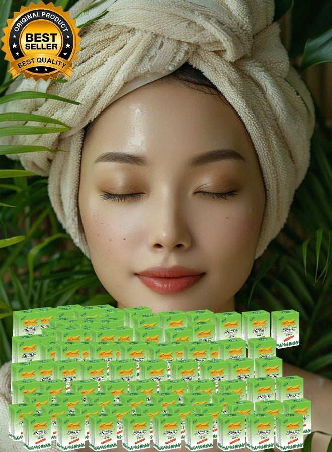 Pyary 91 Pieces Ayurvedic Turmeric Soap 75gram - Image 1