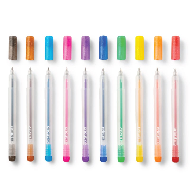 Cricut Joy Glitter Gel Pens 0.8 mm, Rainbow (10 ct) - Image 2