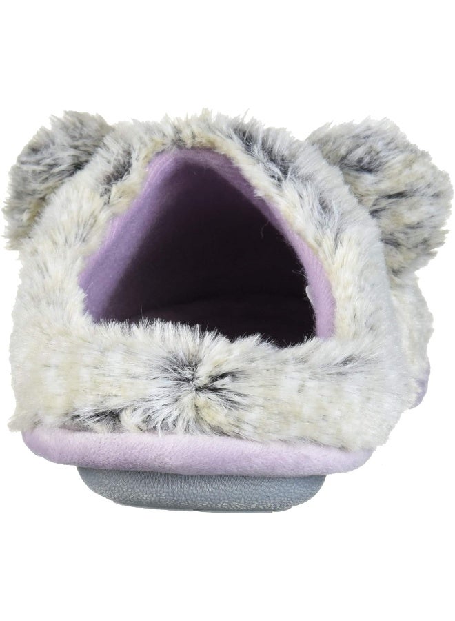 Dearfoams Dearfoams Kids Toddlers Fuzzy Critter Clog Slipper - Image 3