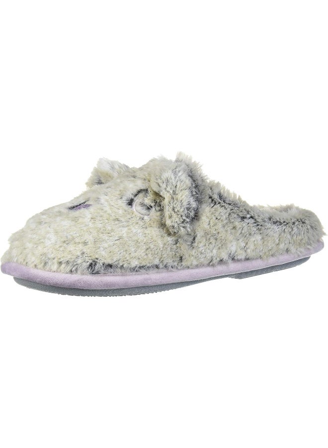Dearfoams Dearfoams Kids Toddlers Fuzzy Critter Clog Slipper - Image 1