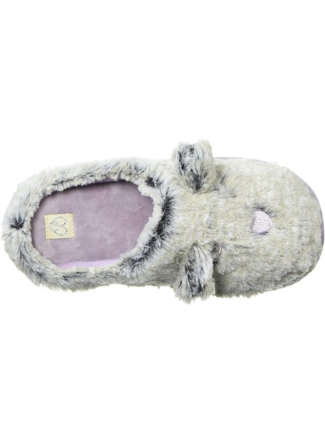 Dearfoams Dearfoams Kids Toddlers Fuzzy Critter Clog Slipper - Image 5