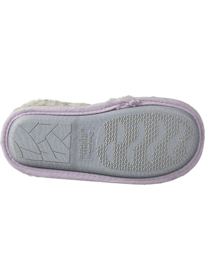 Dearfoams Dearfoams Kids Toddlers Fuzzy Critter Clog Slipper - Image 4