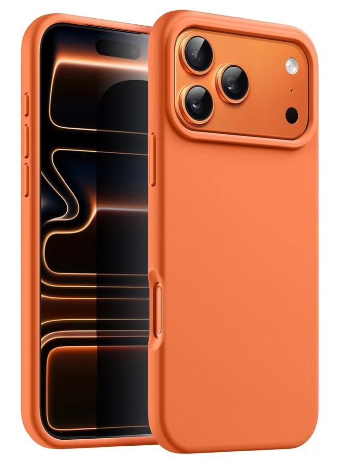 تايجر iPhone 17 Pro Max Case Liquid Silicone Shockproof Anti-Scratch Cover with Microfiber Lining – Full Protection Soft Touch Protective Phone Case for iPhone 17 Pro Max - Image 1