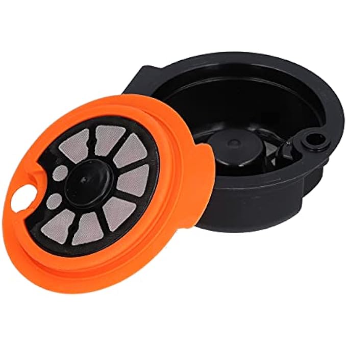 rayihni Reusable Coffee Capsule Stainless Steel Mesh Filter 180Ml Orange - Image 1