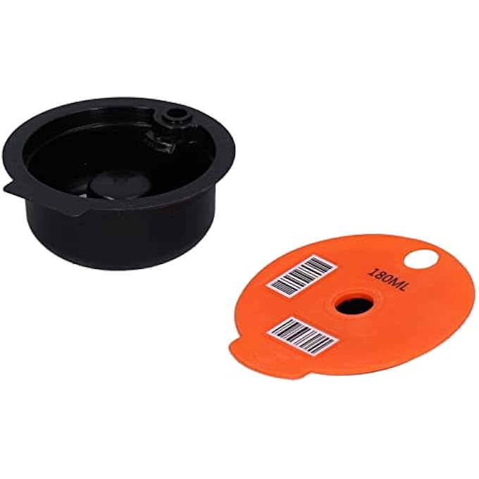 rayihni Reusable Coffee Capsule Stainless Steel Mesh Filter 180Ml Orange - Image 4