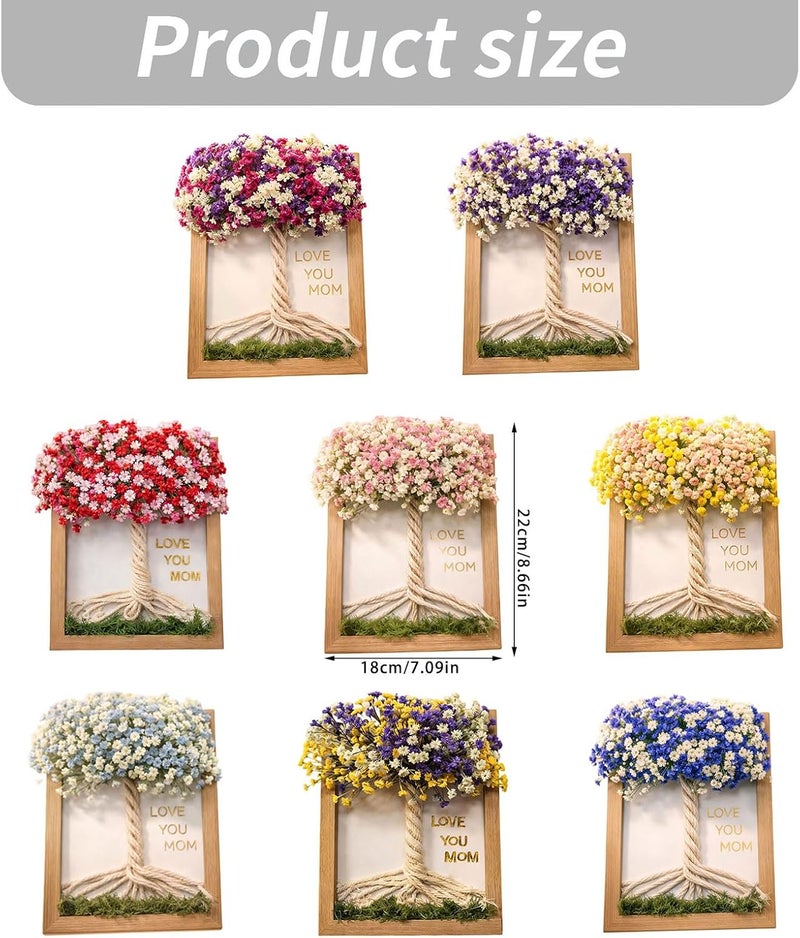 Creative Flower Frame for Mom Birthday Christmas Party Activity Small Home Decoration Family Photo Wooden Photo - Image 5