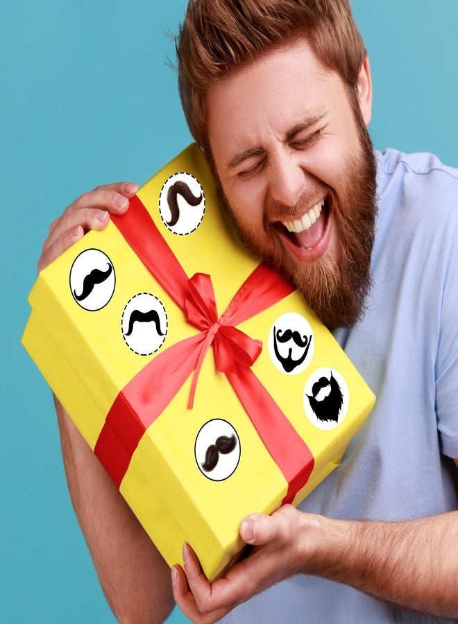 كوبا بلاي ٥٠٠ قطعة من ملصقات الشارب الأسود - هدايا للحفلات - ملصقات اللحية/ملصقات الشارب - زينة حفلات أعياد الميلاد وحفلات استقبال المولود الجديد - Image 5