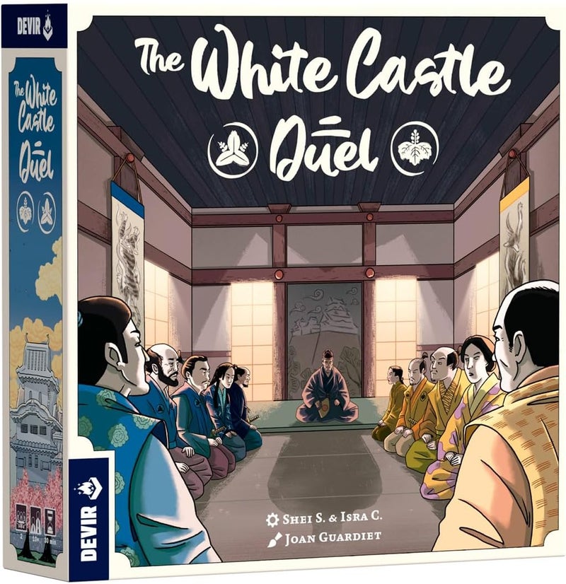 Devir - The White Castle: Duel Board Game, Two Player Strategy Euro Game Set in Feudal Japan for Adults & Teens, Age +10, 2 Players, 30 Playtime, Multi-Language - Image 1
