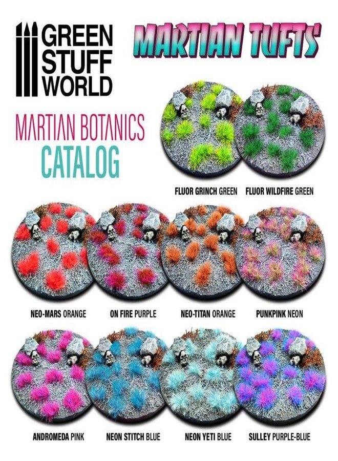 Green Stuff World Martian Fluorescent Tufts - NEO-Mars Orange 10678 - Image 3