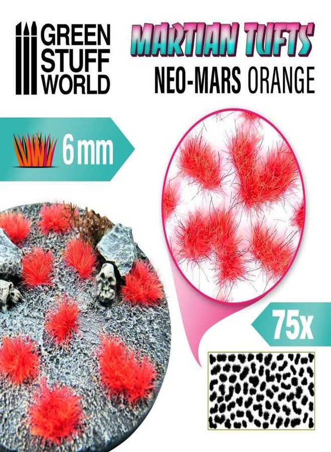Green Stuff World Martian Fluorescent Tufts - NEO-Mars Orange 10678 - Image 4