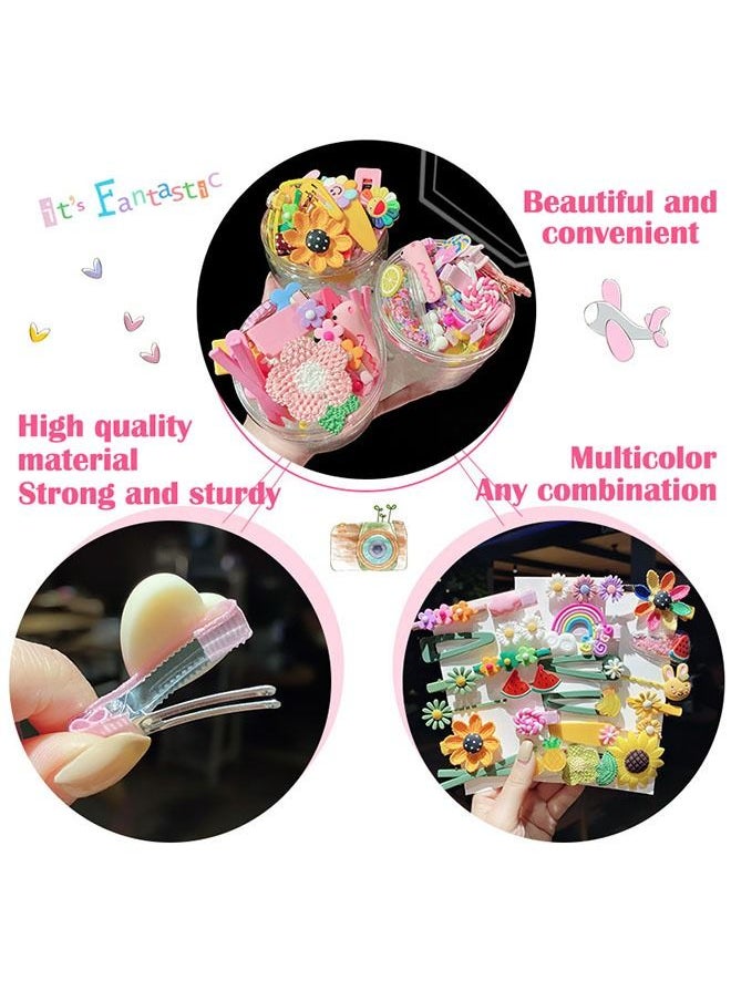 ZCM-HAPPY 114 Piece Sets Various Hair Clips Hair Band Hair Rings for Children Girls Toddlers  - Image 2