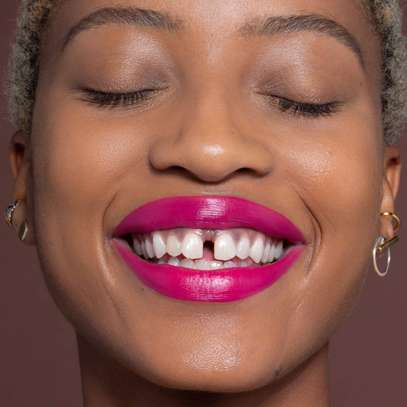 ILIA - Color Block Lipstick | Non-Toxic, Vegan, Cruelty-Free, Hydrating + Long Lasting, No Budge Color with Full Coverage (Knockout (Bold Magenta With Cool Undertones), 0.14 oz | 4 g) - Image 3