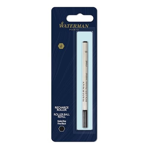 Waterman Refill for Waterman Roller Ball Pens Fine Conical Tip Black Ink - Image 1