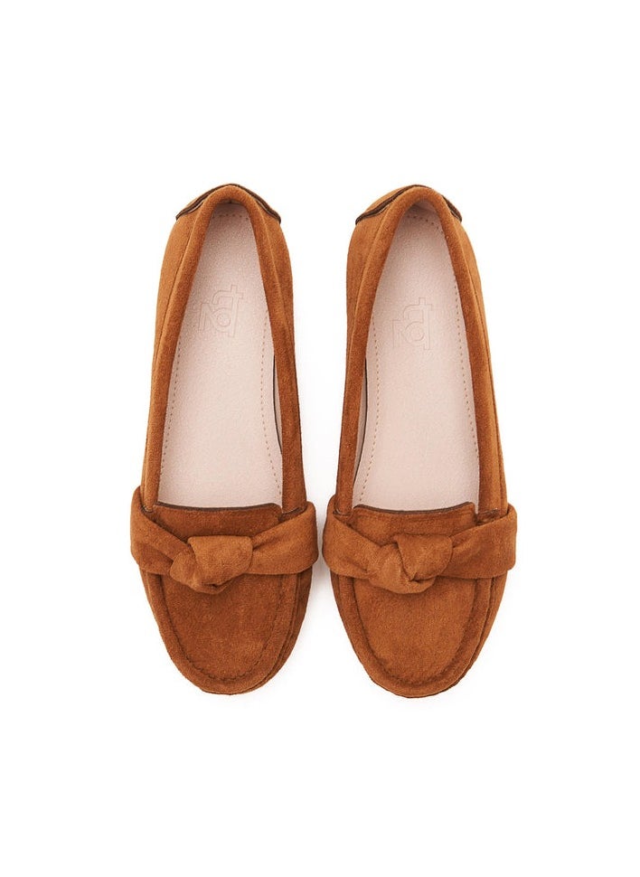 TGS Knot Suede Loafers  - Image 3