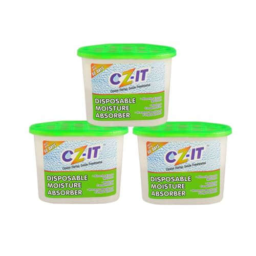 CZ-IT ABZORB-IT CZ-IT Disposable Moisture Absorber, 300 g, Pack of 3 - Image 1