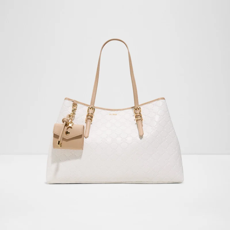 الدو ISEDRA Monogram Debossed Shoulder Bag