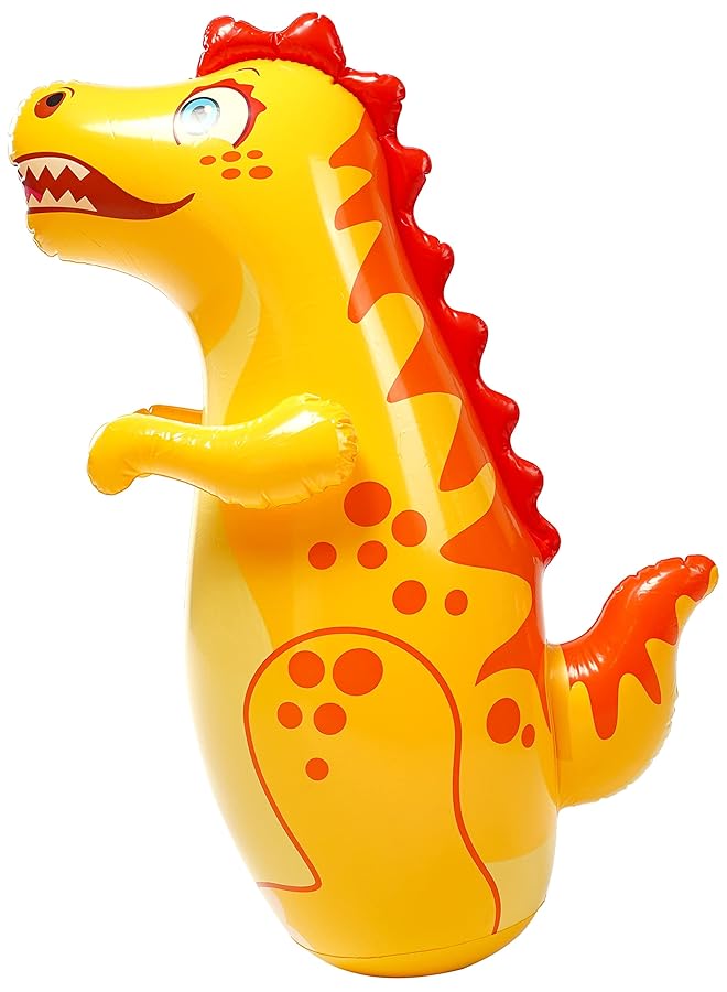 INTEX 3 D Bop Bag Blow Up Inflatable Tiger Toys Multi Colour - Image 2