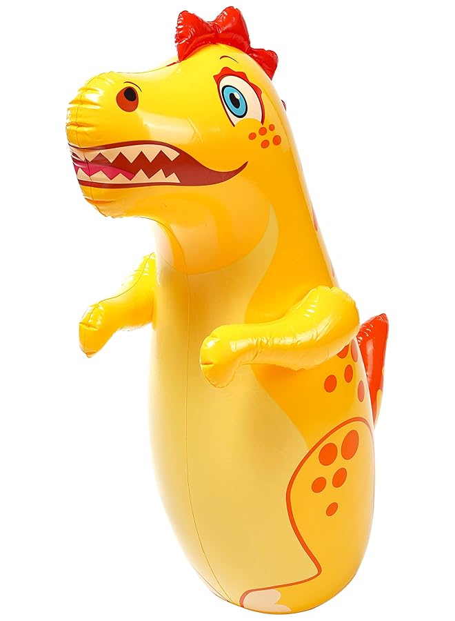 INTEX 3 D Bop Bag Blow Up Inflatable Tiger Toys Multi Colour - Image 1