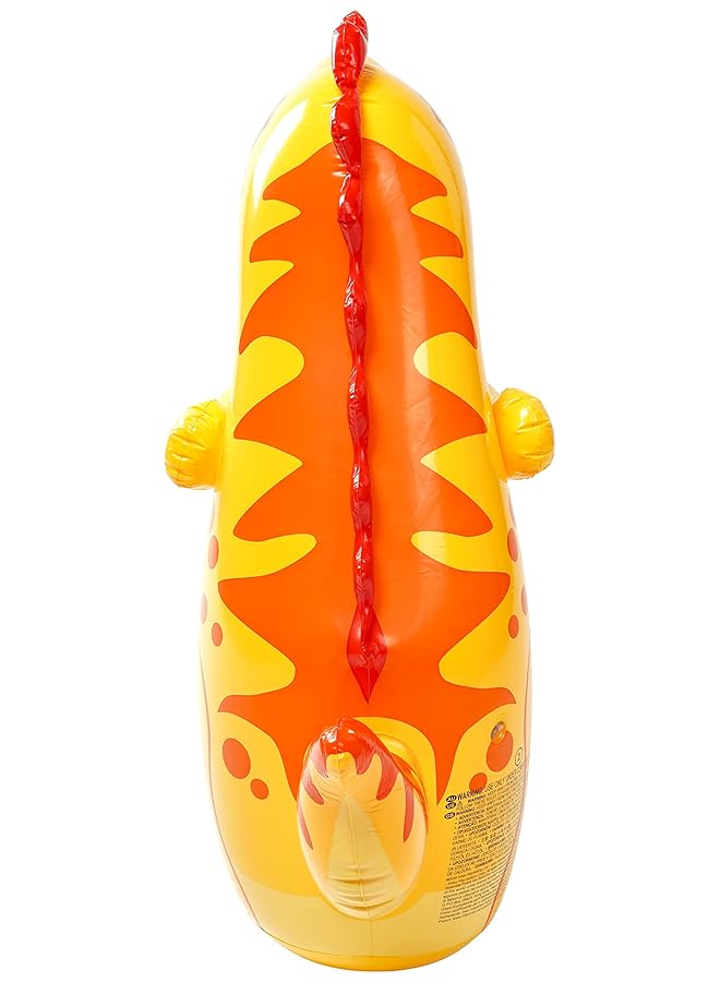 INTEX 3 D Bop Bag Blow Up Inflatable Tiger Toys Multi Colour - Image 4