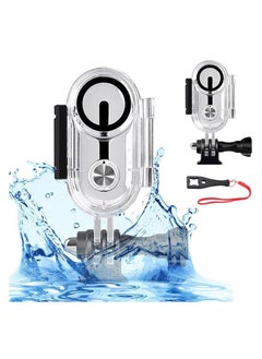 PULUZ Coyktonty Dive Case Waterproof Case for Insta360 GO 3/GO 3S,Underwater Diving Protective Shell 40M with Bracket Accessories  - Image 1