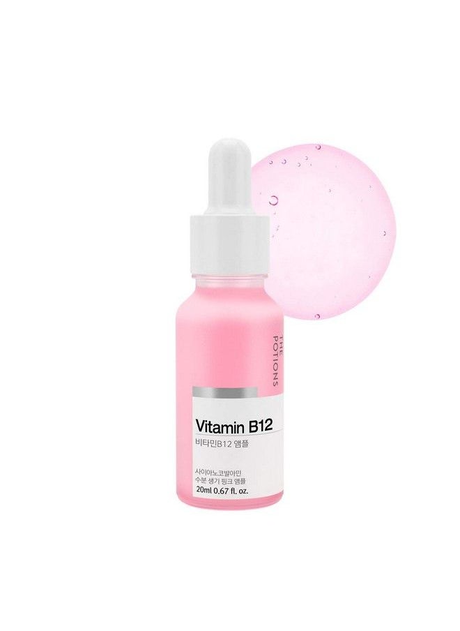 THE POTIONS Vitamin B12 Facial Ampoule L Revitalize Uneven Skin Tone Collagen Booster Elasticity L Korean Skincare Crueltyfree Hypoallergenic 20Ml  - Image 1