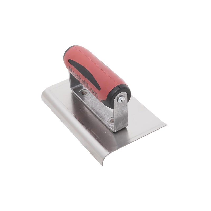MARSHALLTOWN Curved Concrete Edger, 6 x 4 Stainless Steel Blade, 3/8 Lip x 1/4 Radius, Made In The USA, 155SSD - Image 2