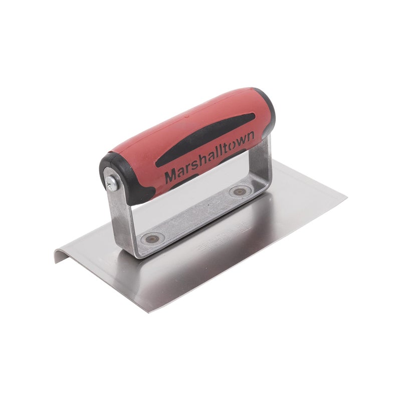MARSHALLTOWN Curved Concrete Edger, 6 x 4 Stainless Steel Blade, 3/8 Lip x 1/4 Radius, Made In The USA, 155SSD - Image 5