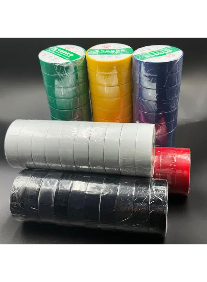 10 Rolls White Electrical Tape High Temperature Durable Insulation Heat Resistant - Image 2