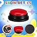 Ovveroche 10 Pieces Recordable Answer Buzzers Button Answer Buzzers Game Show Buzzer Recordable Button Classroom Buzzers Perfect for Study Office Home and Pet Buttons Training Toy Multicolor - Image 4
