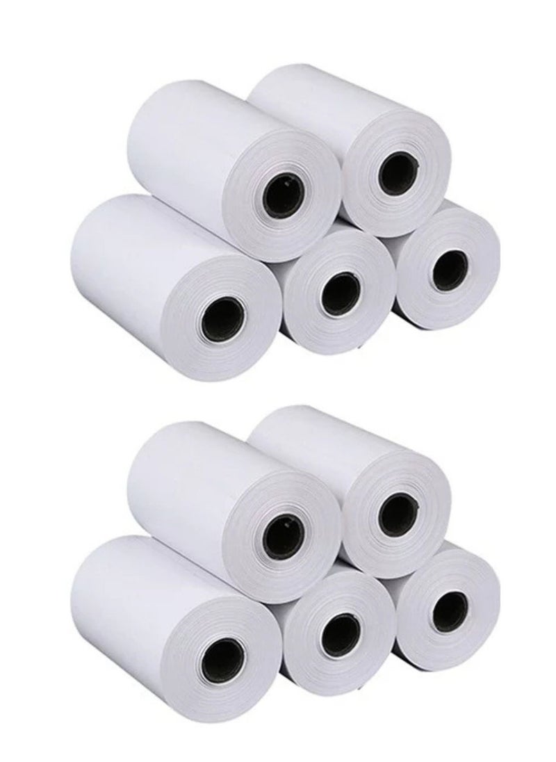Terabyte Thermal Paper, POS Thermal Receipt Paper, Roll 57 * 30mm (2.17 * 1.18in), Bill Ticket Printing for Cash Register POS Receipt Printer (10pcs) 