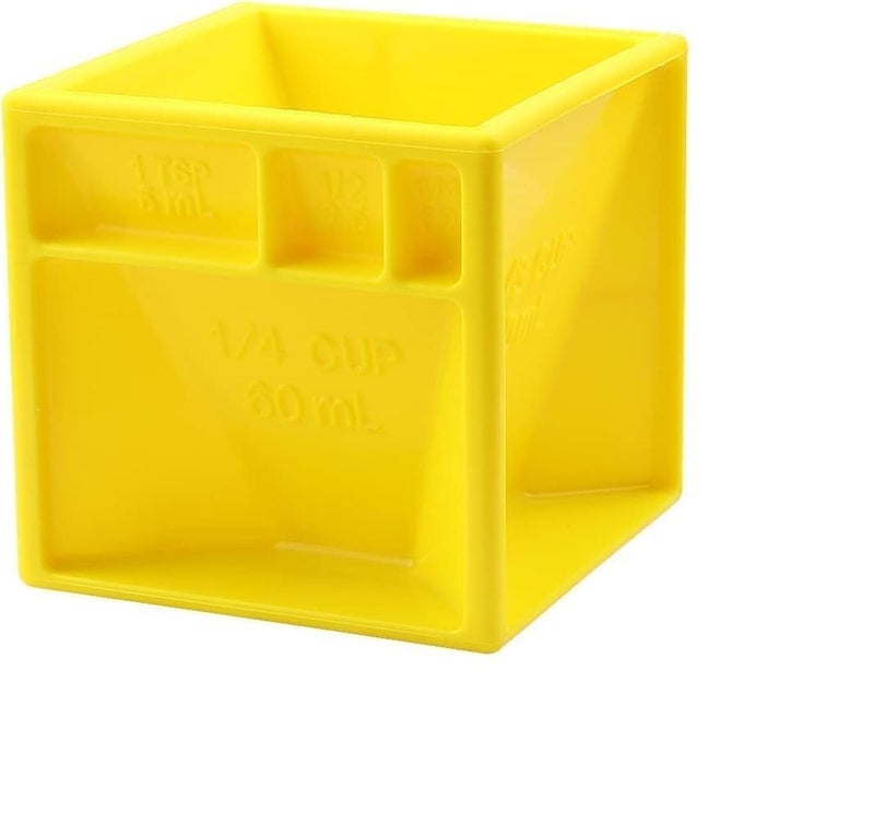 Portible مكعب قياس شامل | أداة مطبخ 19 في 1 للمكونات السائلة والجافة أكواب وملاعق مدمجة في جهاز خبز موفر للمساحة للطهي، السوائل، المواد الصلبة آمنة في غسالة الصحون، متينة وسهلة الاستخدام - Image 1