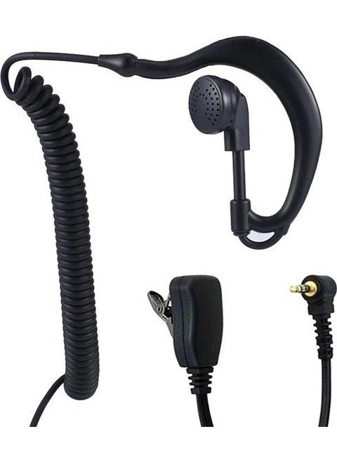 Aselsan JD-EHM50 Ear Hook Headset with Back MT-655C / MT-690 / PM-865(EL Radio) 530015