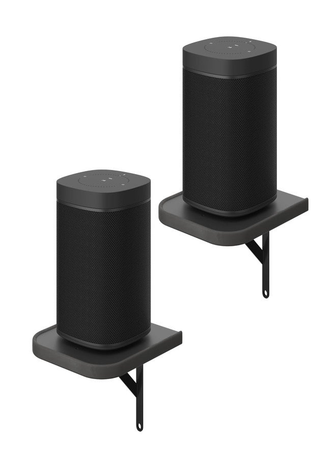 AREAJD Universal Small Rear Speaker Wall Mount Shelf Surround Sound Speaker Stand Bookshelf for Samsung, Roku, Sony, JBL, Vizio, LG - Image 1