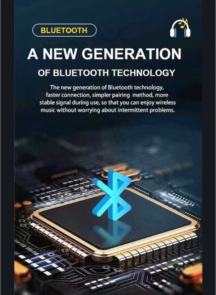 العقاب الشرقي سماعة كاراوكي محمولة بتقنية البلوتوث مع ميكروفونات لاسلكية، جهاز غناء للأطفال والبالغين - Image 4