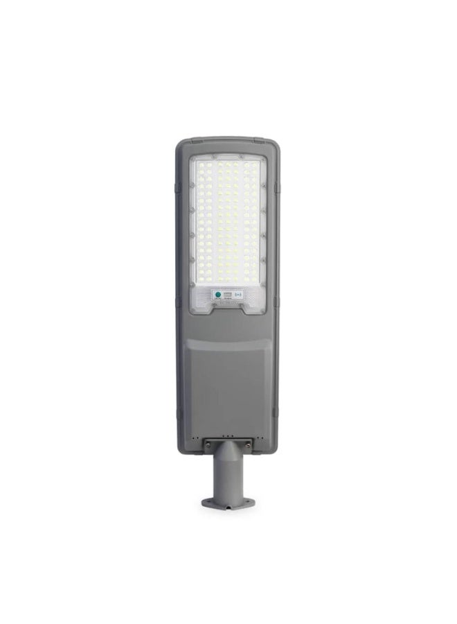 300W Integrated Solar Street Light with Motion Sensor & Radar, IP66 Waterproof Outdoor LED Security Light, Cool White Lighting with Mounting Arm - Image 2