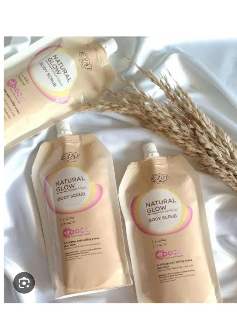 Eva natural glow body scrub 250g - Image 2