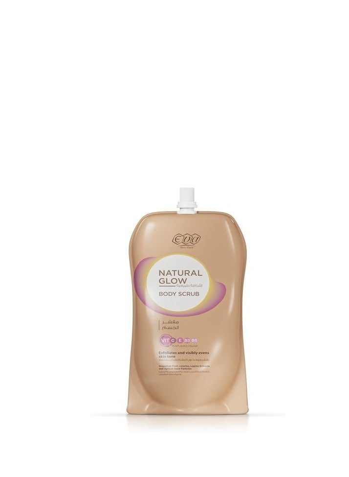 Eva natural glow body scrub 250g - Image 1