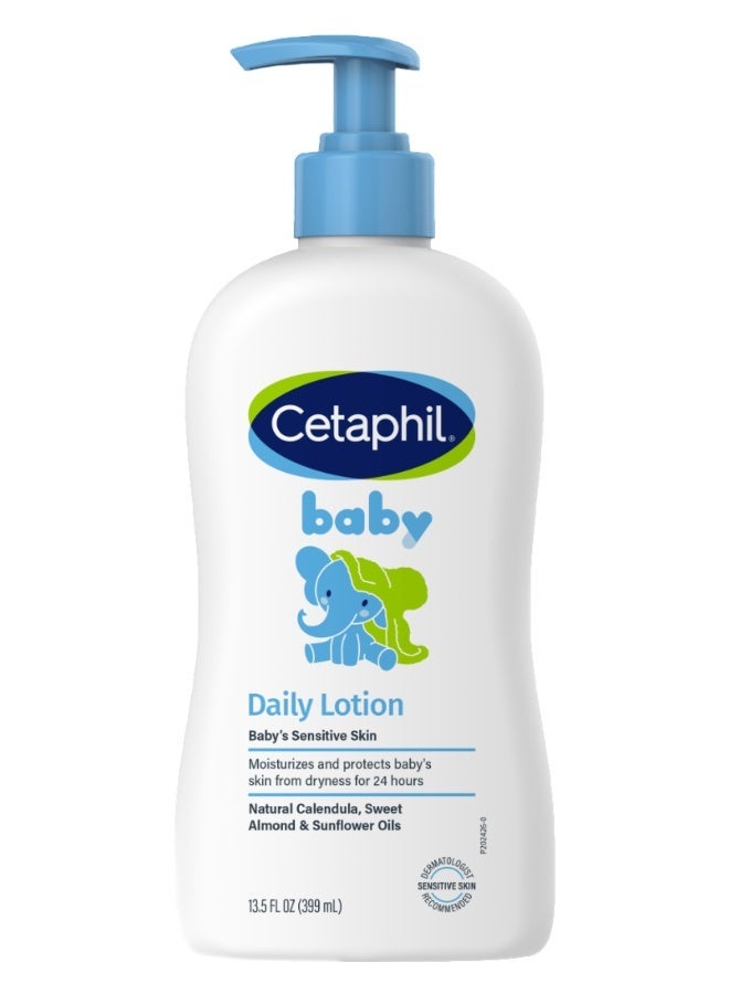 Baby Wash And Shampoo With Organic Calendula 400ml & Baby Daily Lotion Bundle - view 3